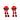 Acrylic laser cut hook earrings vampire lips with dangling red blood droplets design