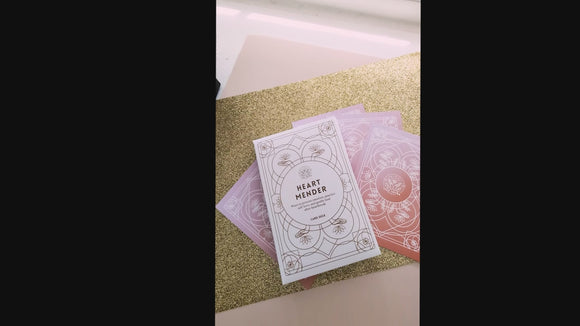 Heart Mender card deck for breakup divorce relationship healing mental health gift