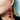 acrylic vampire lips blood droplet dangling earrings handmade